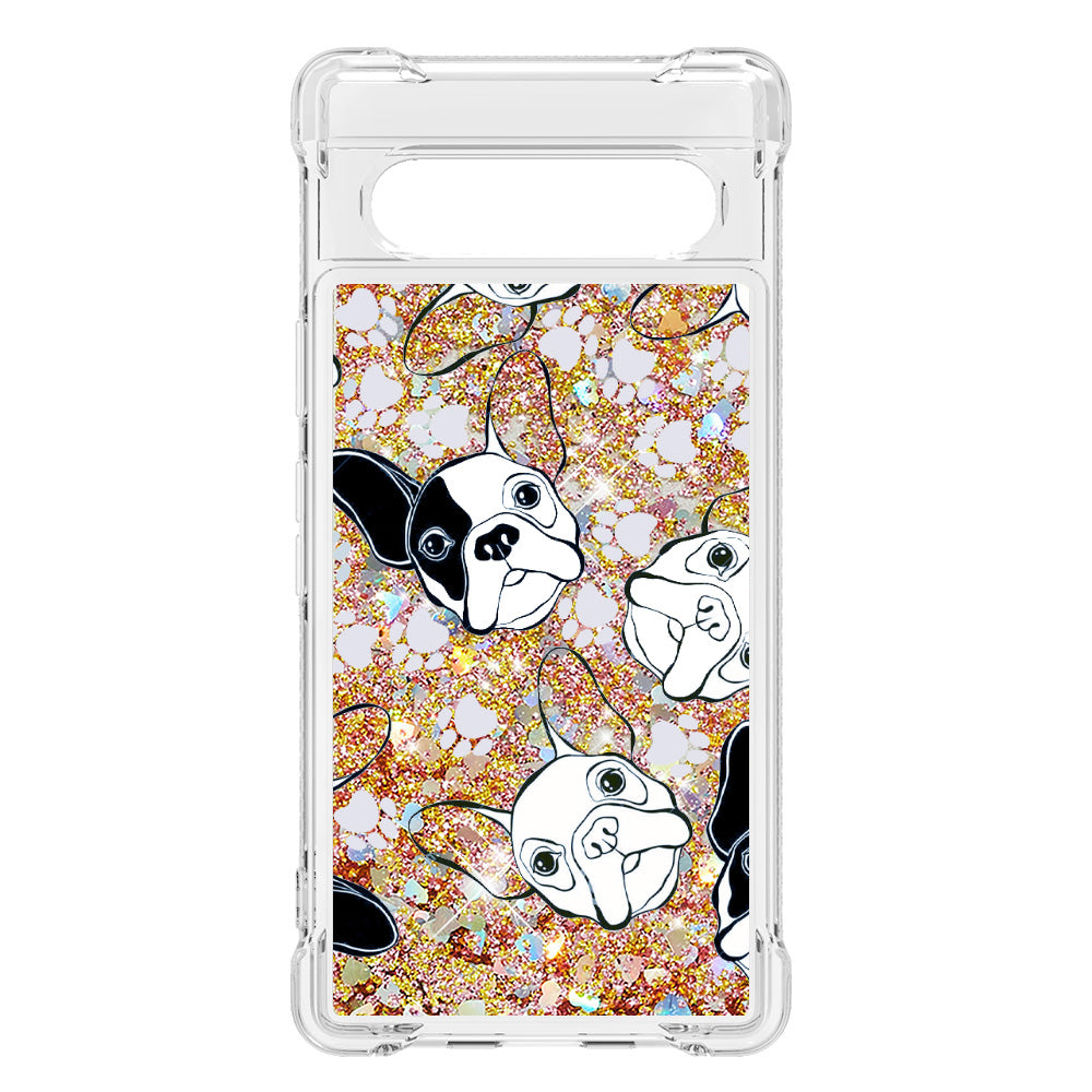 YB Quicksand Series-2 Phone Case for Google Pixel 7a 5G Anti-Drop Soft TPU Glittery Quicksand Case Pattern Printed Protective Cover YB Quicksand Series-2 Phone Case for Google Pixel 7a 5G Anti-Drop Soft TPU Glittery Quicksand Case Pattern Printed Protective Cover